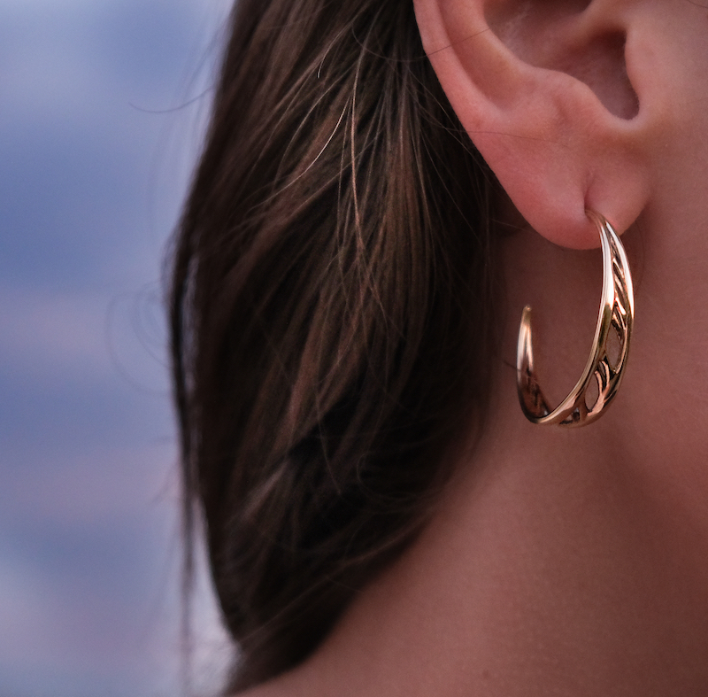 casse-cou earrings in gold