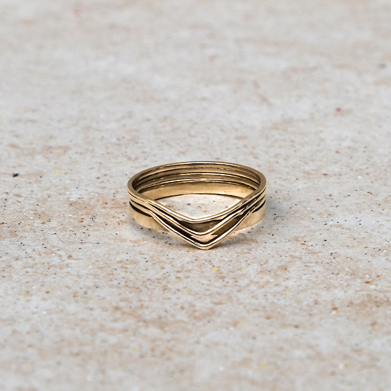 rêveries ring in gold