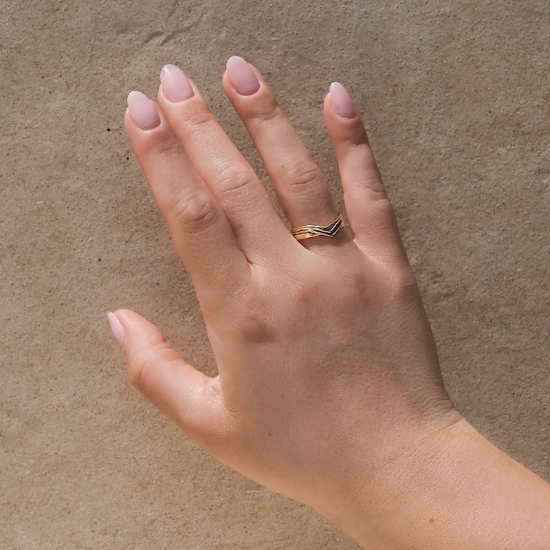rêveries ring in gold
