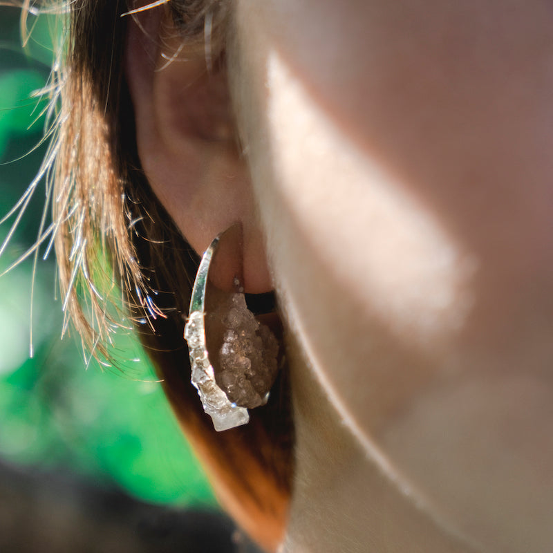 crystallised manœuvre earrings