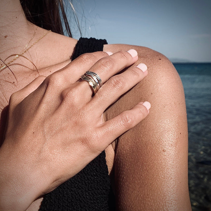 rêveries ring in gold