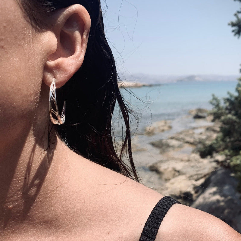 casse-cou earrings in silver