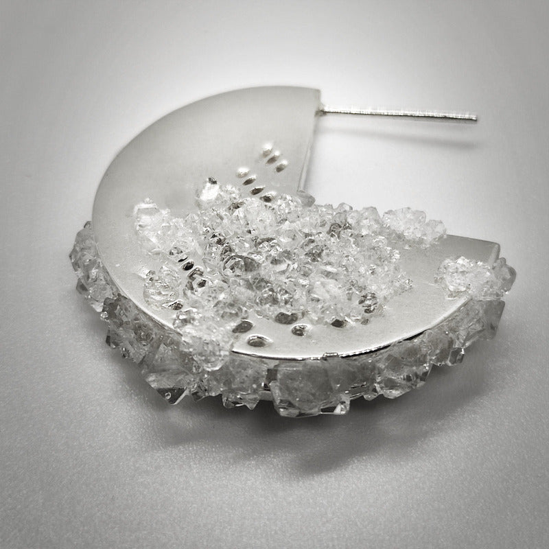 crystallised manœuvre earrings