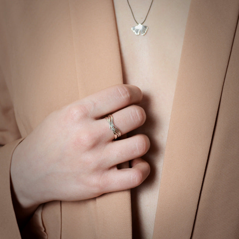 rêveries ring in silver