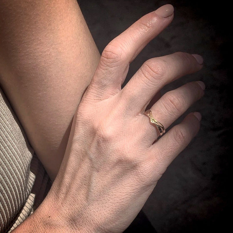 a&b wedding rings
