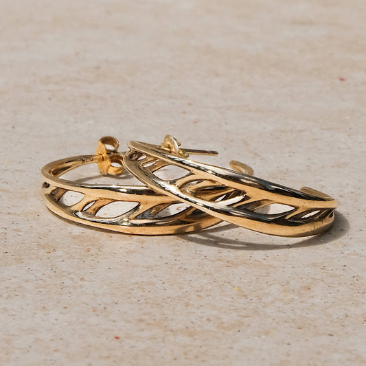 casse-cou earrings in gold