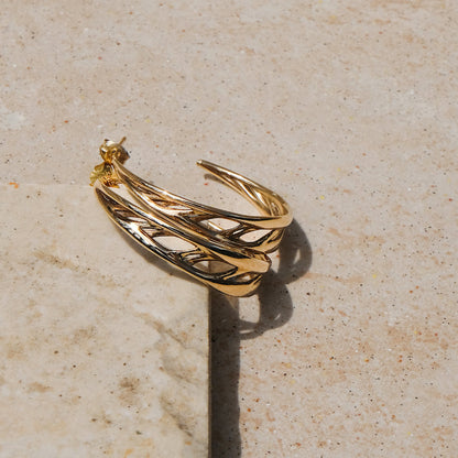 casse-cou earrings in gold