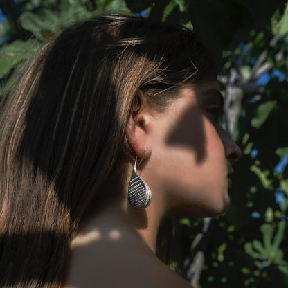 crystallised graine earrings